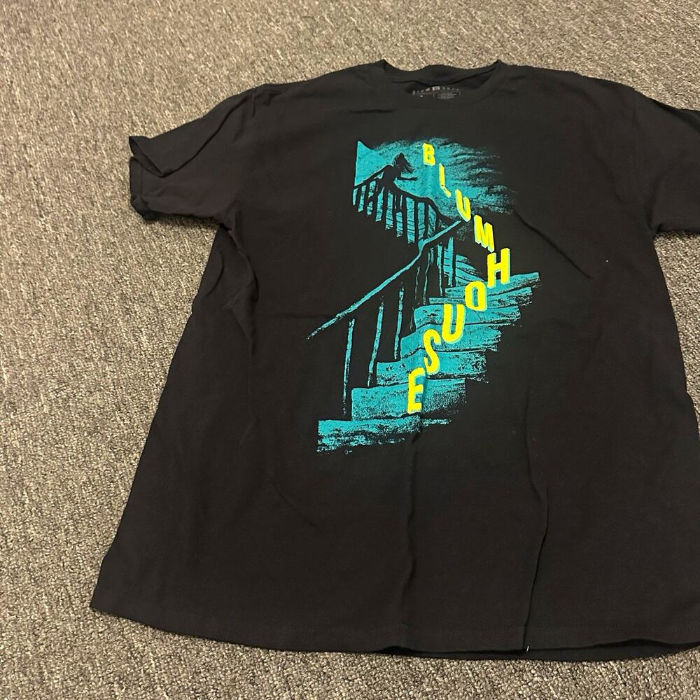 Lootwear Blumhouse Horror Graphic T-Shirt Black Crew Neck Cotton Size L